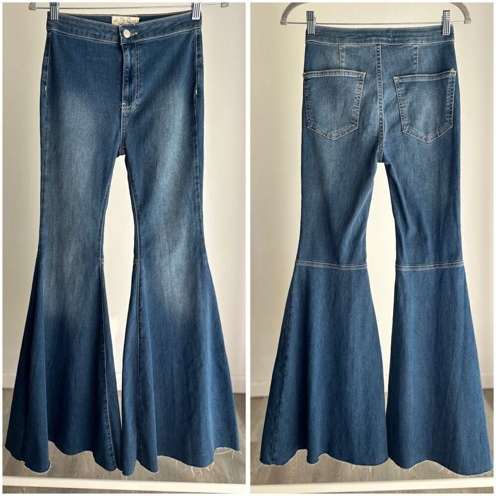 Free People Women's Just Float On Flare 25 EUC - Picture 2 of 4